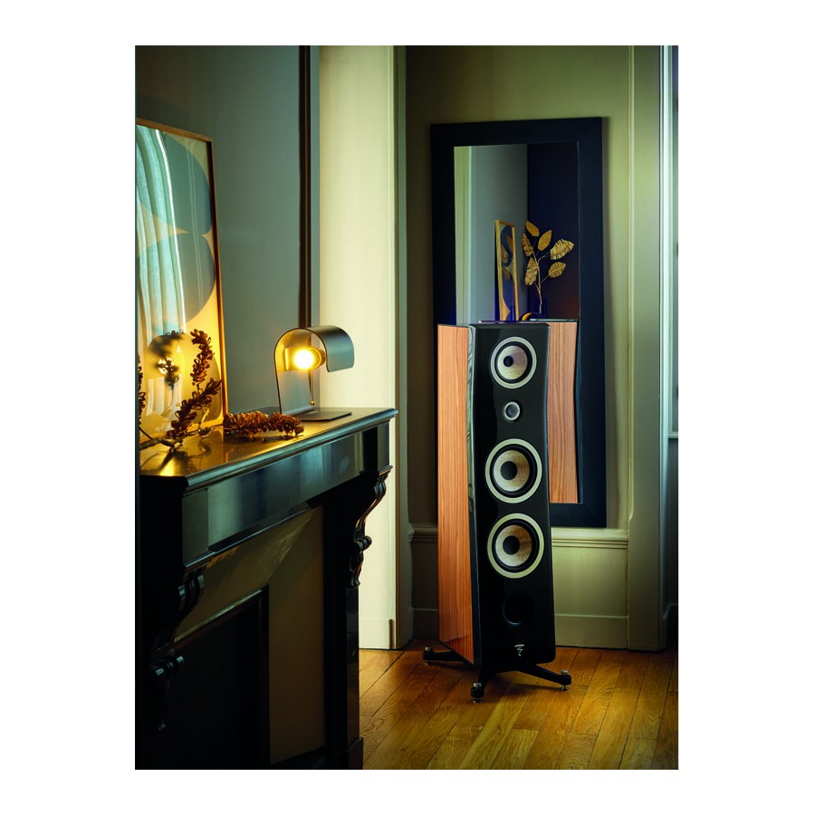 FOCAL KANTA 3 Enceinte HI FI Colonne 3 Voies Finition Noir Noyer