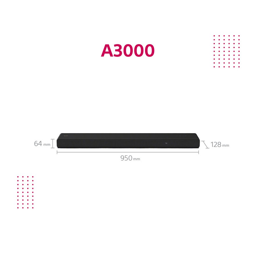 La barre de son Sony HT-A3000 est présentée comme une option plus