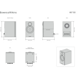 Bowers &amp; Wilkins 607 S3 (à l'unité)