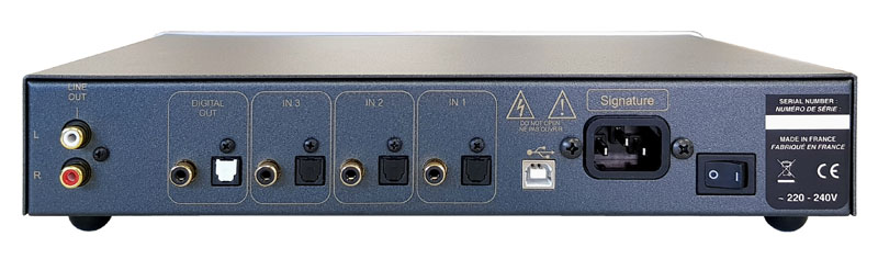 ATOLL DAC100 Signature - Connectiques