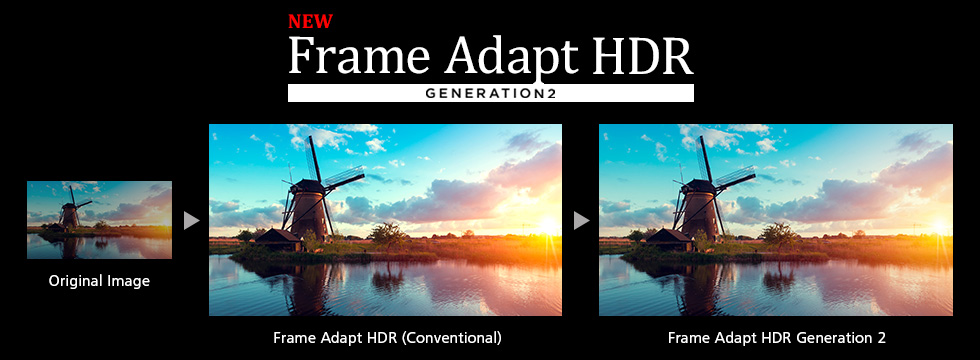 JVC NZ500 - traitement HDR Frame Adapt HDR - Vidéoproj laser