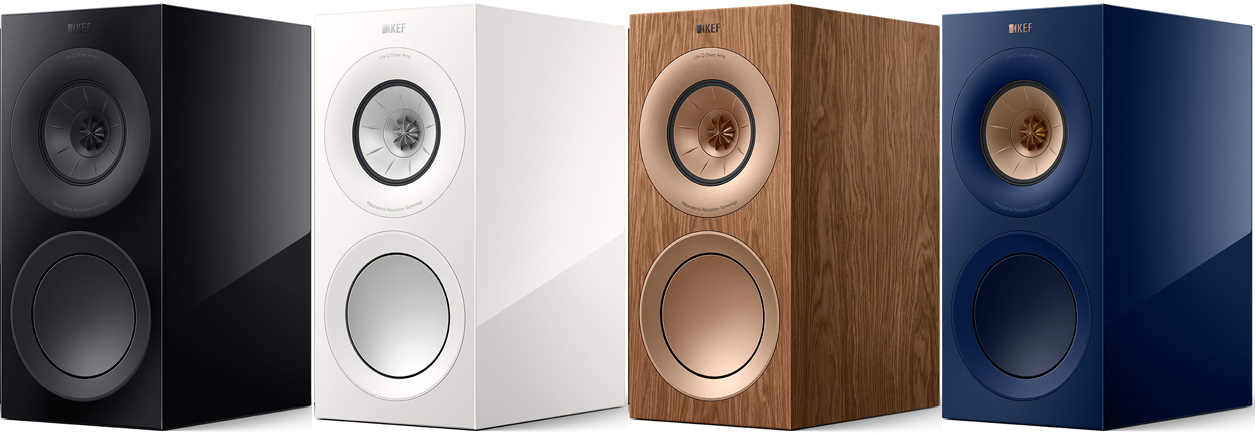 KEF R3 META - Finitions Bleu, Noir, Blan & Noyer