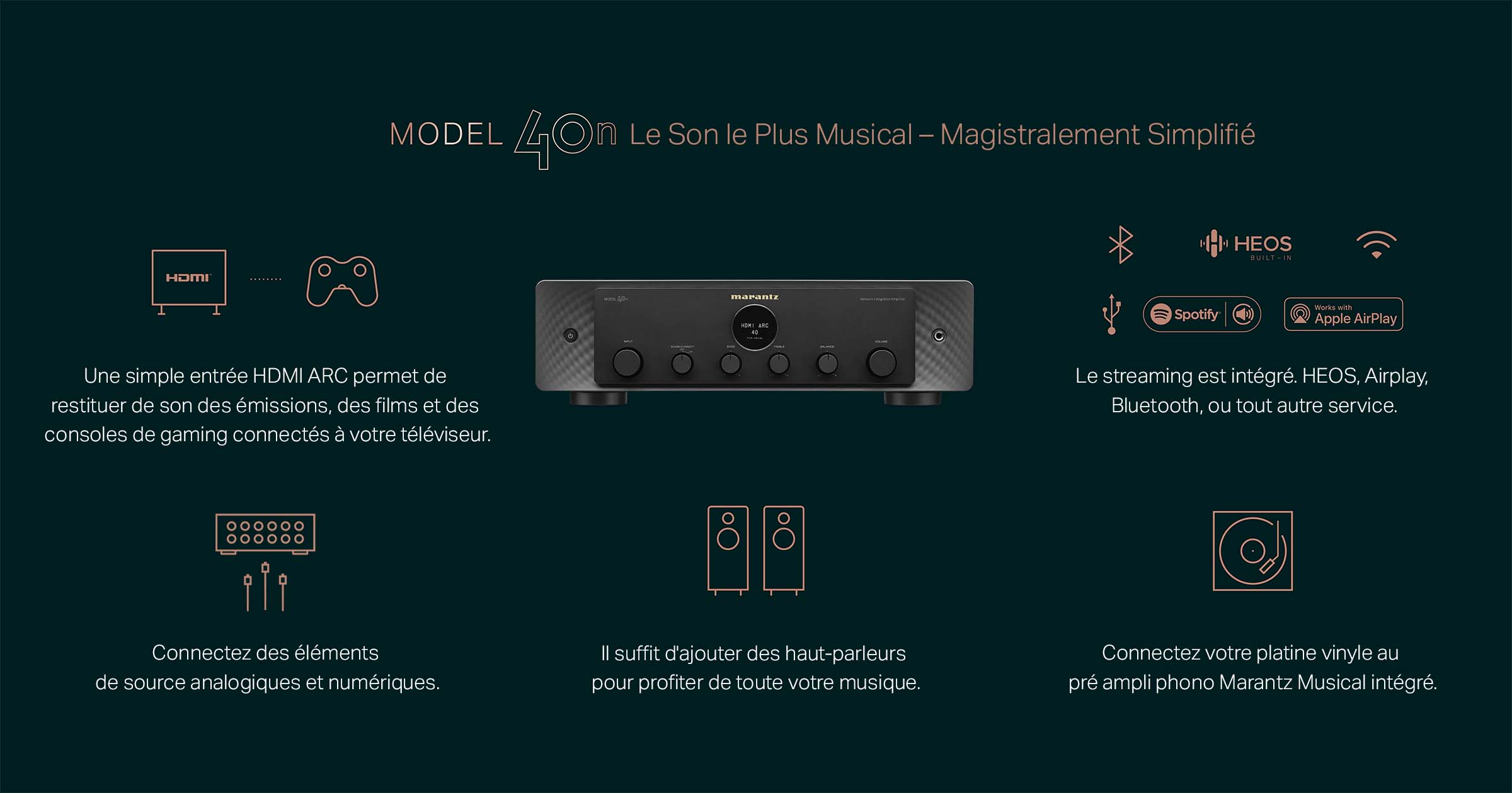 MARANTZ MODEL 40N Le son le plus musical